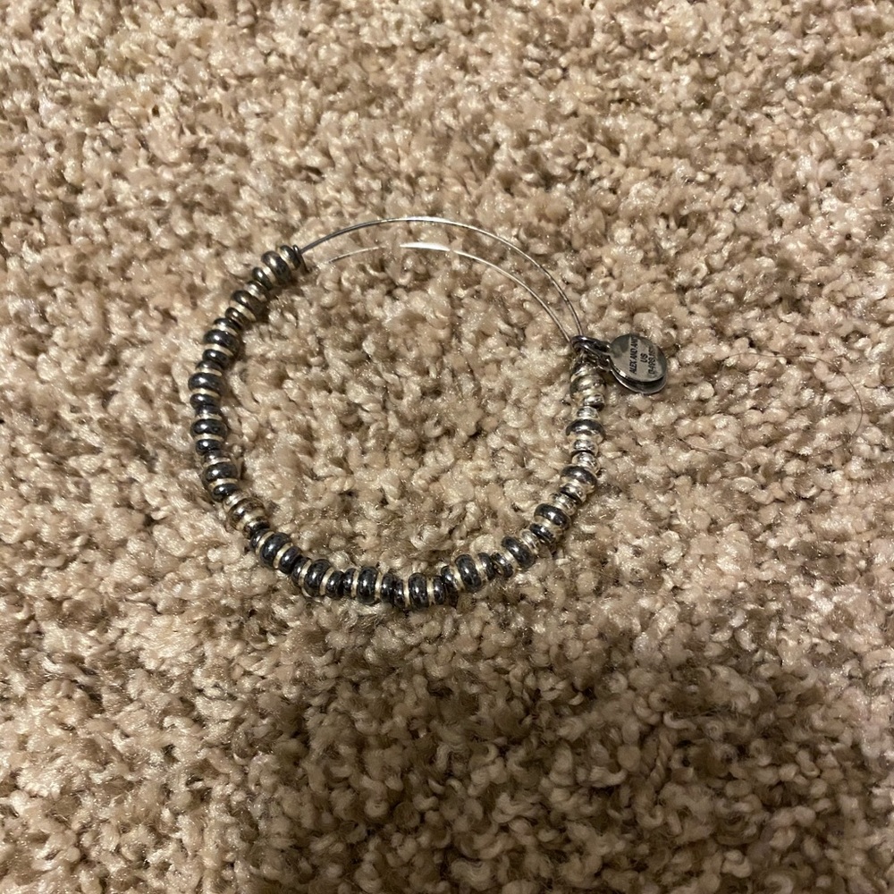 Alex and ani silver groove beaded bangle - Picture 5 of 6